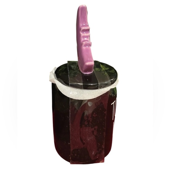 Rae Dunn “TONIGHT WE FLY" Mug Cup with Witch Topper Halloween Black & Purple - Picture 4 of 8